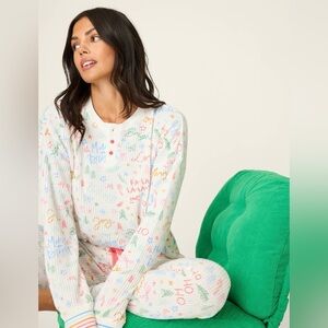 PJ Salvage “Fa La La” Ski Jammies